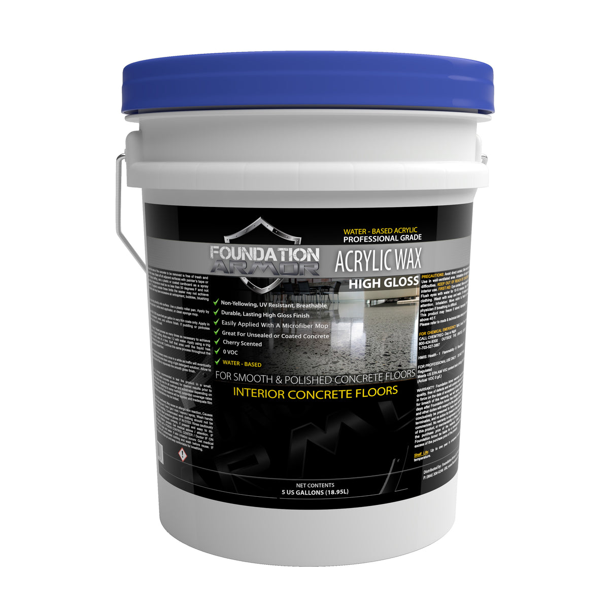 Armor Concrete Wax - Gloss - Armor Concrete Sealers